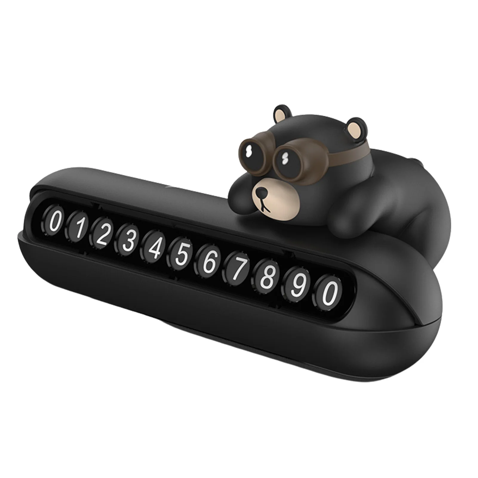 

Плюшевый медведь, аксессуары для салона автомобиля, карточка временной парковки для номерного знака автомобиля, номерной знак временной остановки, номерной знак телефона