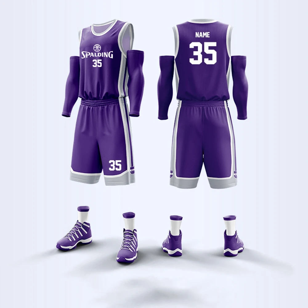 Summer 2023 New Men's Basketball Shirts Men's Breathable Shirts Sportswear Shorts Set Quick Drying University Team Uniform