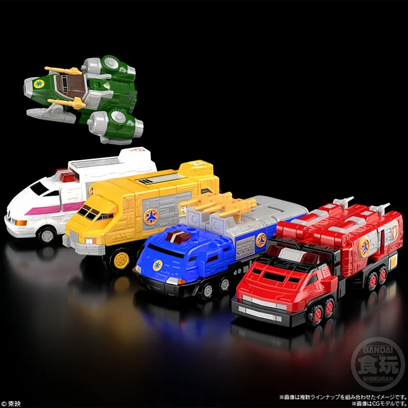 В наличии Bandai оригинальные Re-Release Super Mini-Pla Emergency Gattai Victory Robo фигурки в сборе