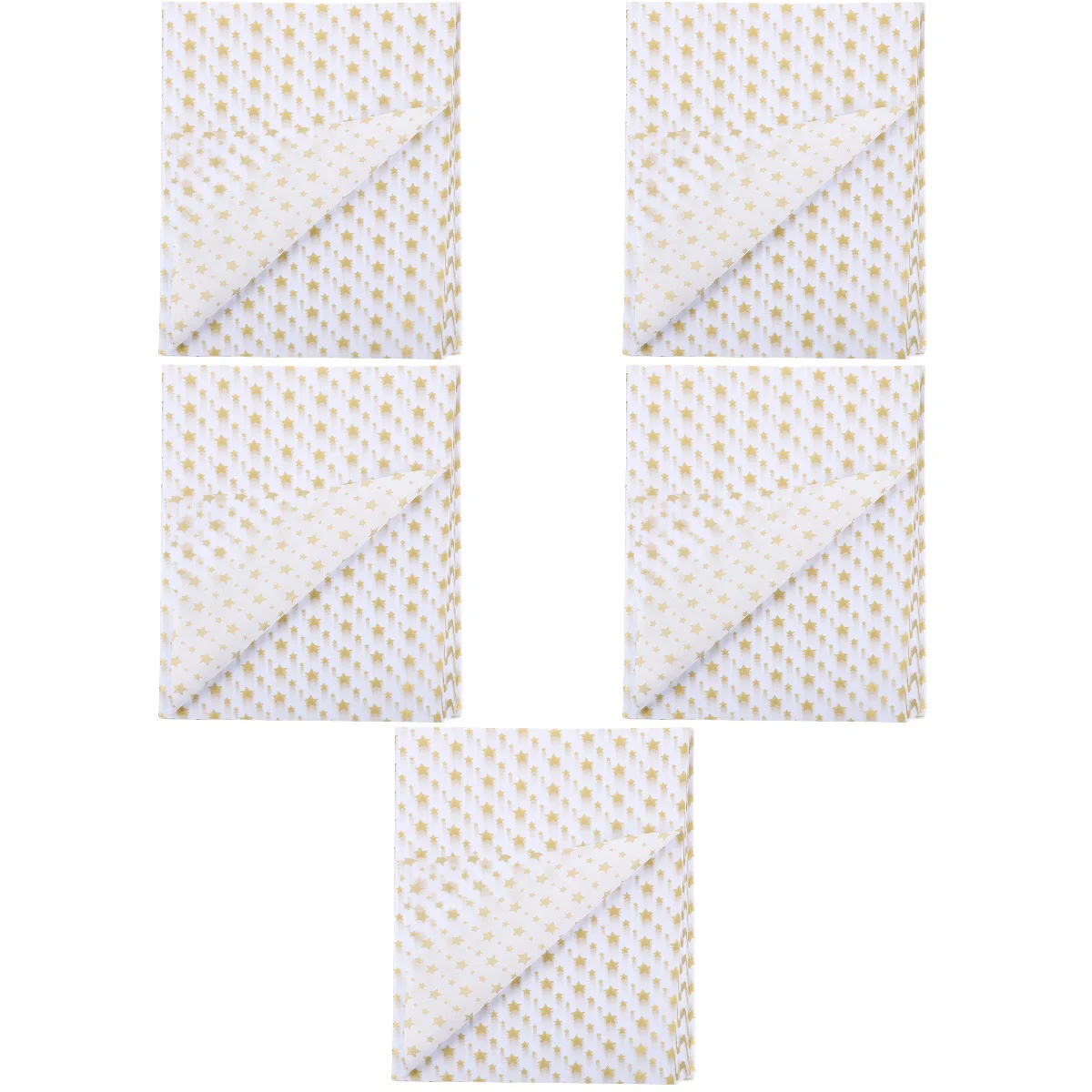 

100 Sheets of Folding Tissue Paper Star Pattern Gift Wrapping Paper Handcraft Making Paper Material