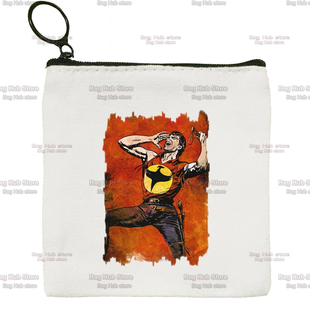 Zagor Canvas Card Coin Purse Female Cute Simple Coin Mini Zipper Bag Kids Purses Coin Pouch