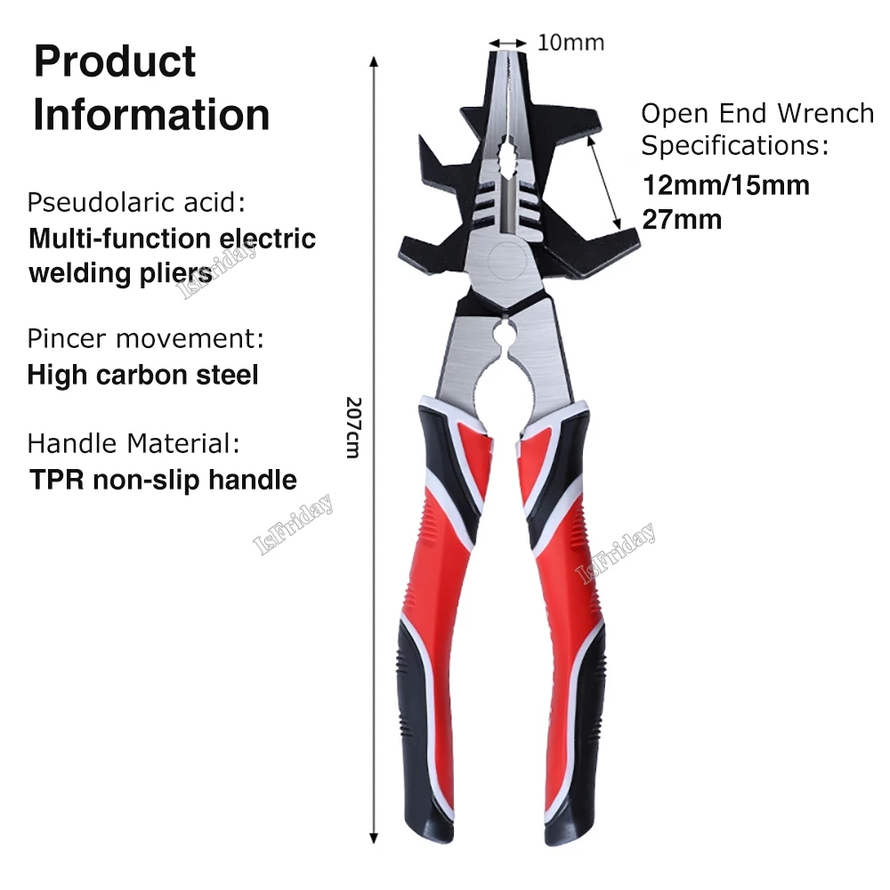 Многофункциональные плоскогубцы для сварки MIG новинка 2023 Плоские пинцеты резки