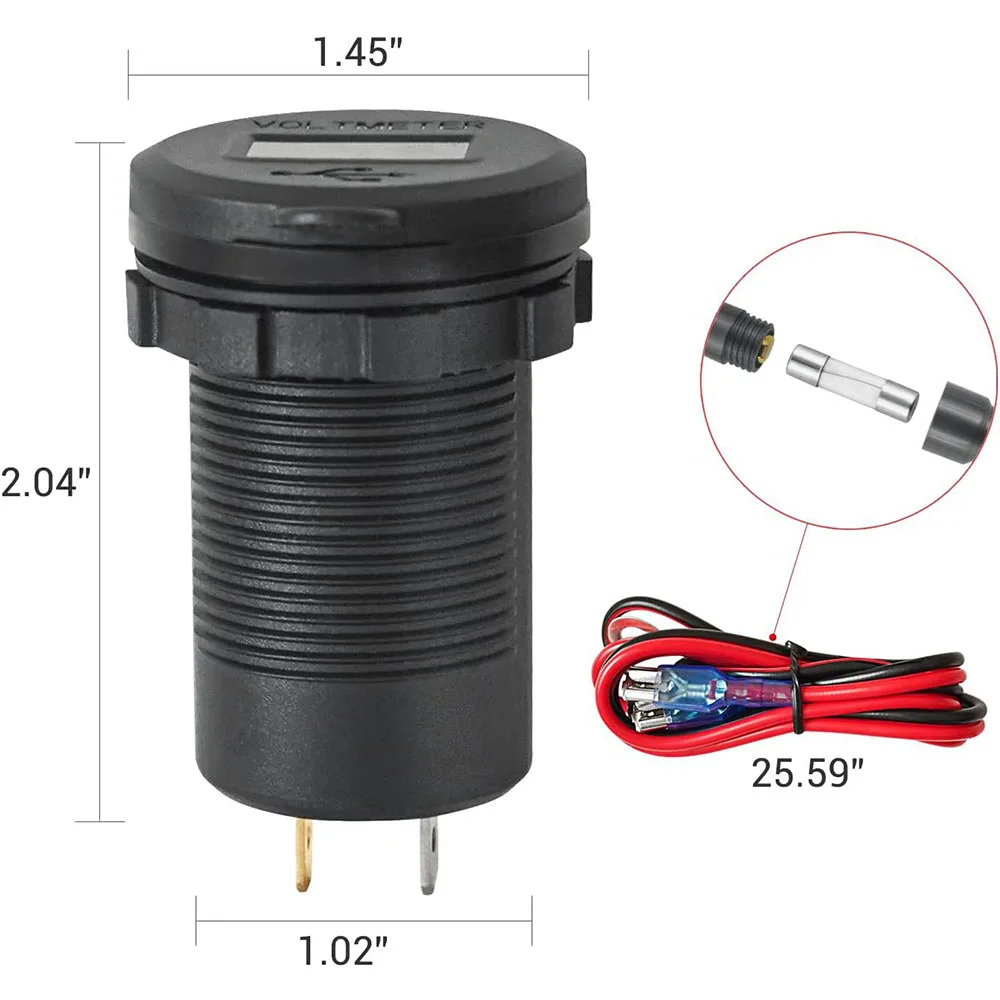 83 Вт PD Автомобильное зарядное устройство 12 В 24 USB-розетка для ноутбука Мотоцикла