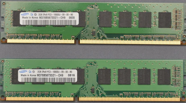 

RAM 2G 2RX8 PC3-10600U 1333 Desktop memory M378B5673DZ1-CH9