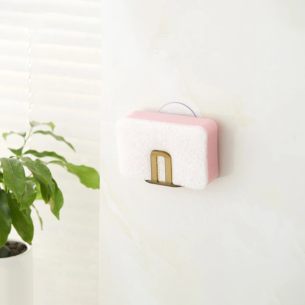 

Punch Free Sink Rag Sponge Storage Rack Sponge Drain Rack Kitchen Storage Hanger Kitchen Sponge Rack Suction Cup Sponge Holder