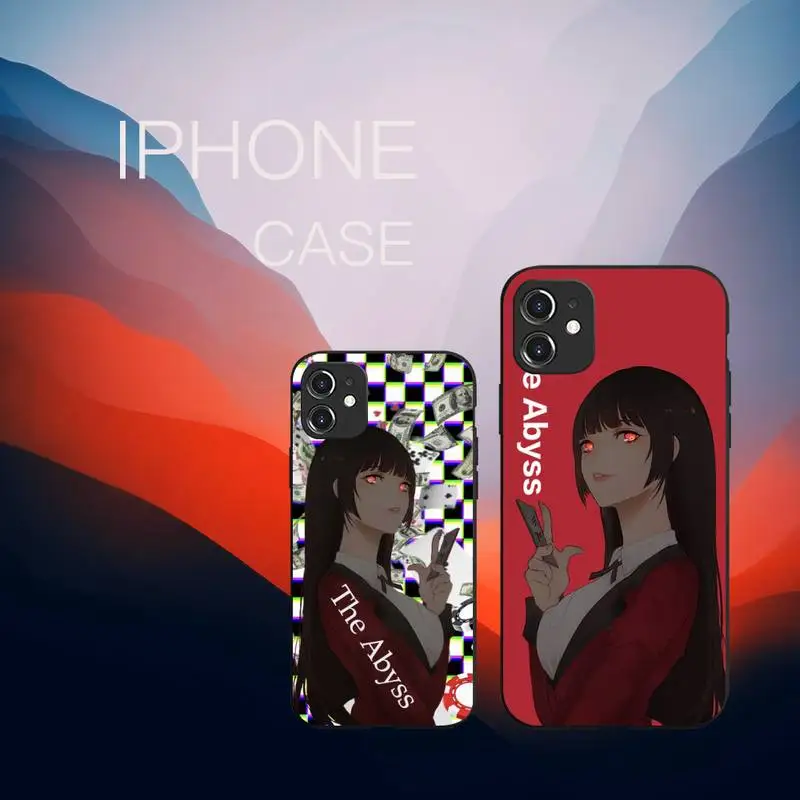 

Crazy Excitement Manga Kakegurui Phone Case For iphone 12 11 13 7 8 6 s plus x xs xr pro max mini shell