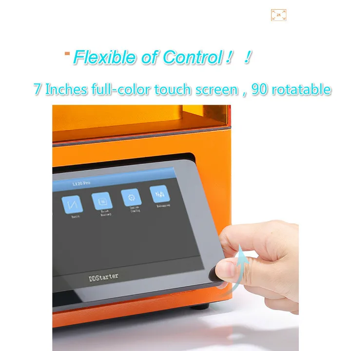 Совместимый 3D-принтер Castable Resins Dazzle Dazz3D L120 Pro для результатов литья по металлу