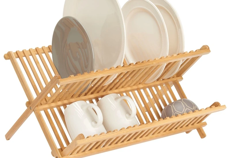 

2023 in. W X 16.5 in. L Brown Bamboo Dish Drying Rack