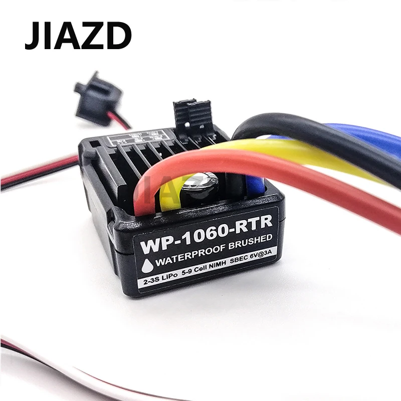 

60A матовый водонепроницаемый ESC электрический регулятор скорости для 1/10 Tamiya Redcat HPI автомобильный двигатель RC модель корабля запасные части