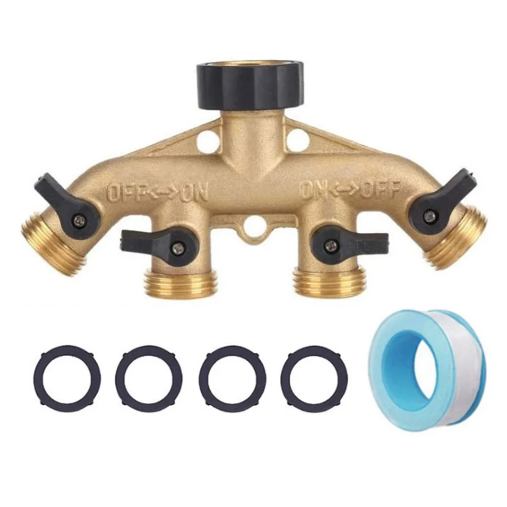 

1 Set Splitter 4 Way Adapter Heavy Duty 4-way Adapter