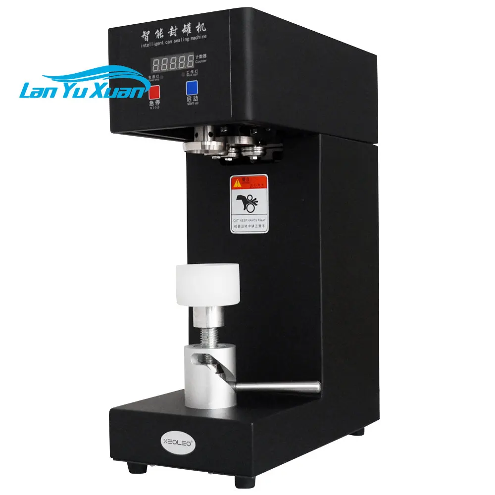 

XEOLEO Cans sealing machine 55mm Drink bottle sealer Beverage seal machine for Milk tea/Coffee Can sealer 220V/110V