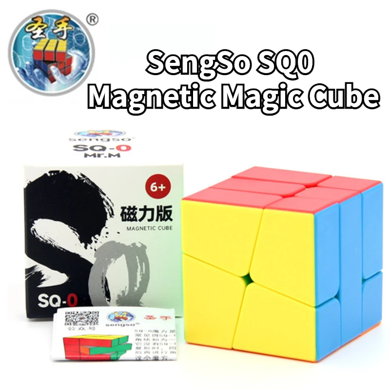 [Funcube] SengSo SQ0 Магнитный магический куб SengSo Mr.M SQ-0 Shengshou квадратный 0 нулевой M cubo Magico обучающие игрушки для детей и взрослых
