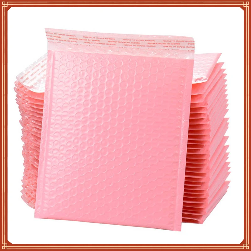 

2023NEW Pink Bubble Envelope Bags Self Seal Mailers Padded Shipping Envelopes With Bubble Mailing Bag Shipping Gift Packages Bag