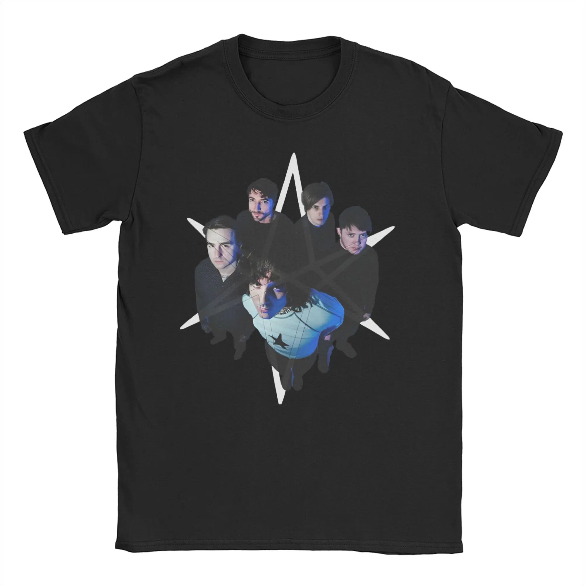 Men's T-Shirts Bmth Kingslayer Bring Me The Horizons Novelty 100% Cotton Tees Short Sleeve T Shirts Crew Neck Clothes Gift Idea