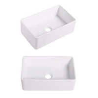 30 1/8" By 18 1/8" Undermount Farmhouse Kitchen Sink, apron front sink Apron Front Single Bowl Composite Solid Surface