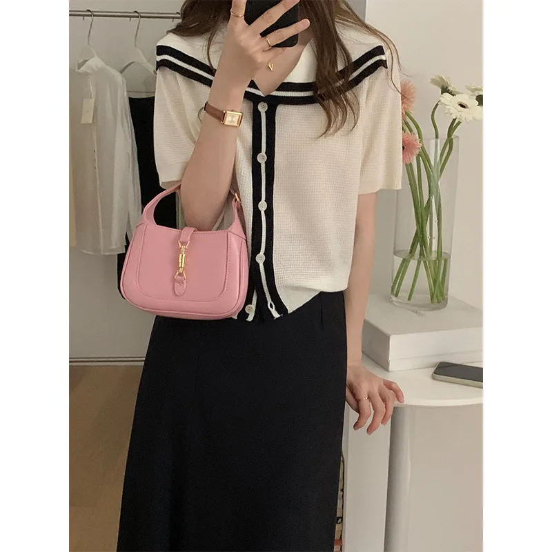 

Women's Preppy Navy Collar Knitted Shirt Contrast Color Knitted Cardigan Female 2022 Summer New Loose Thin Top