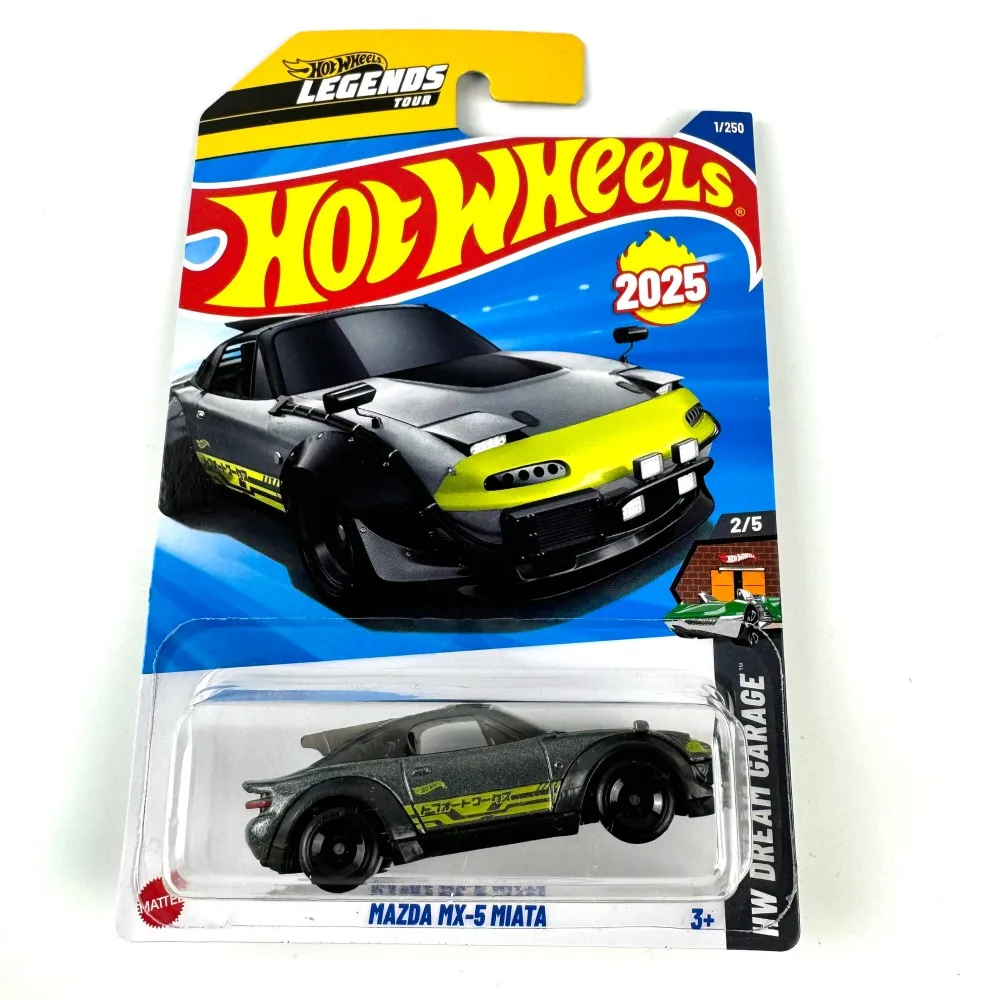 2025-1 Hot Wheels Cars 2025B MAZDA MX-5 MIATA 1/64 Металлическая литая модель игрушечного