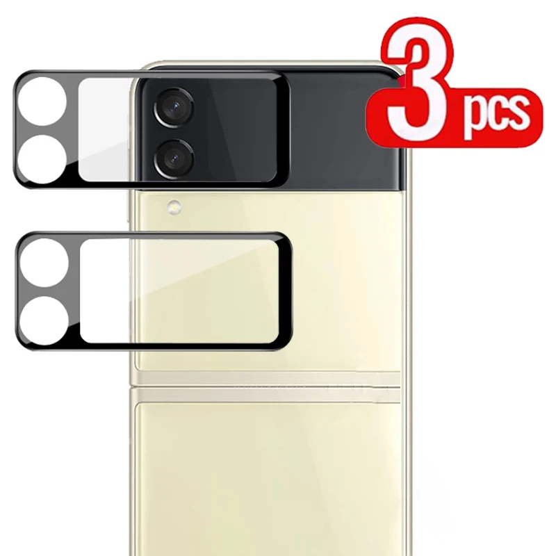 

3D Camera Screen Protector For Samsung Galaxy Z Flip 4 Tempered Glass Rear Lens Back Protective Film Cover For Samsung Z Flip 4
