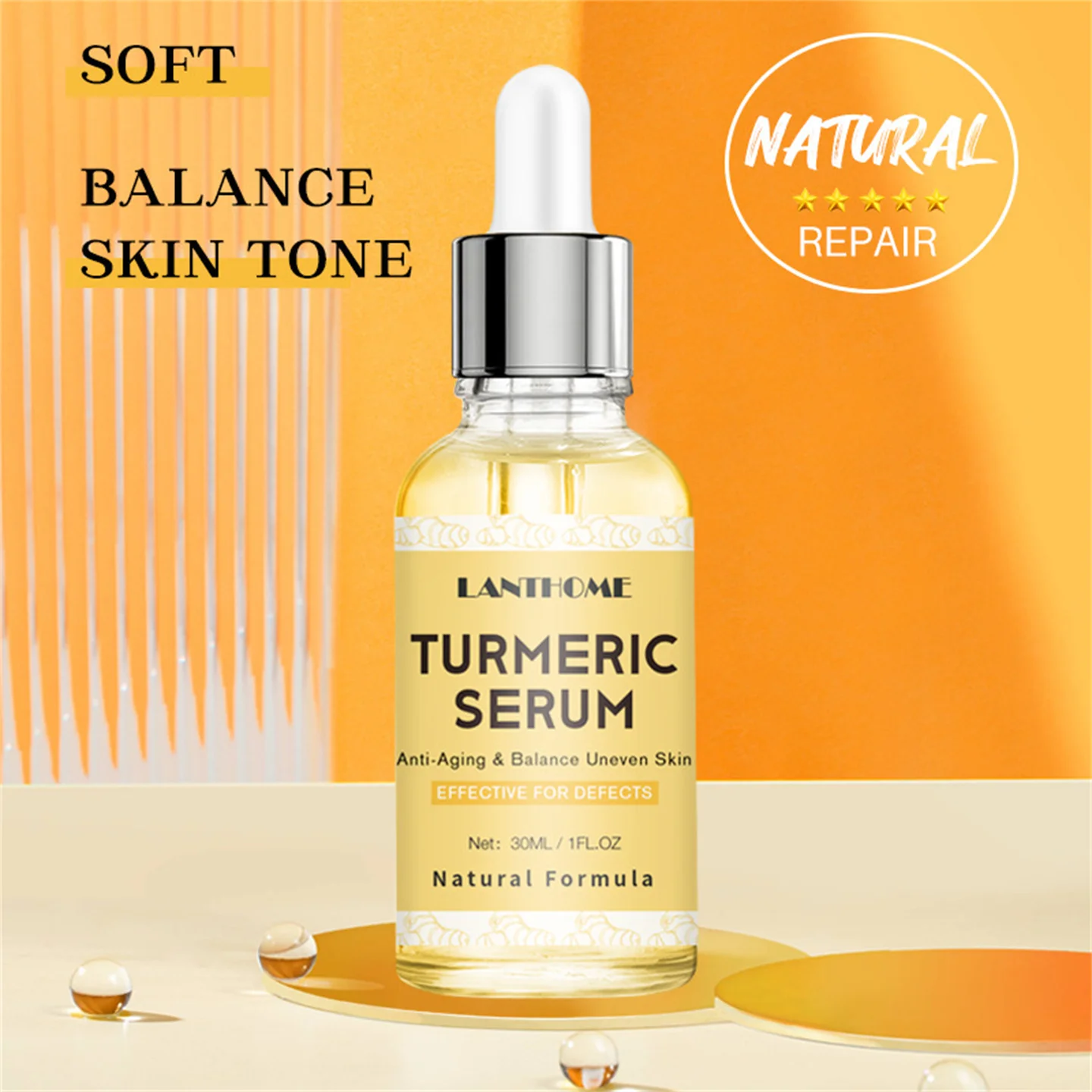 

Tuomeric Serum 30ml Ginger Extract Facial Moisturizing Care Brighten Tighten Hydrating Repair Soothe Soften Improve Skin Tone