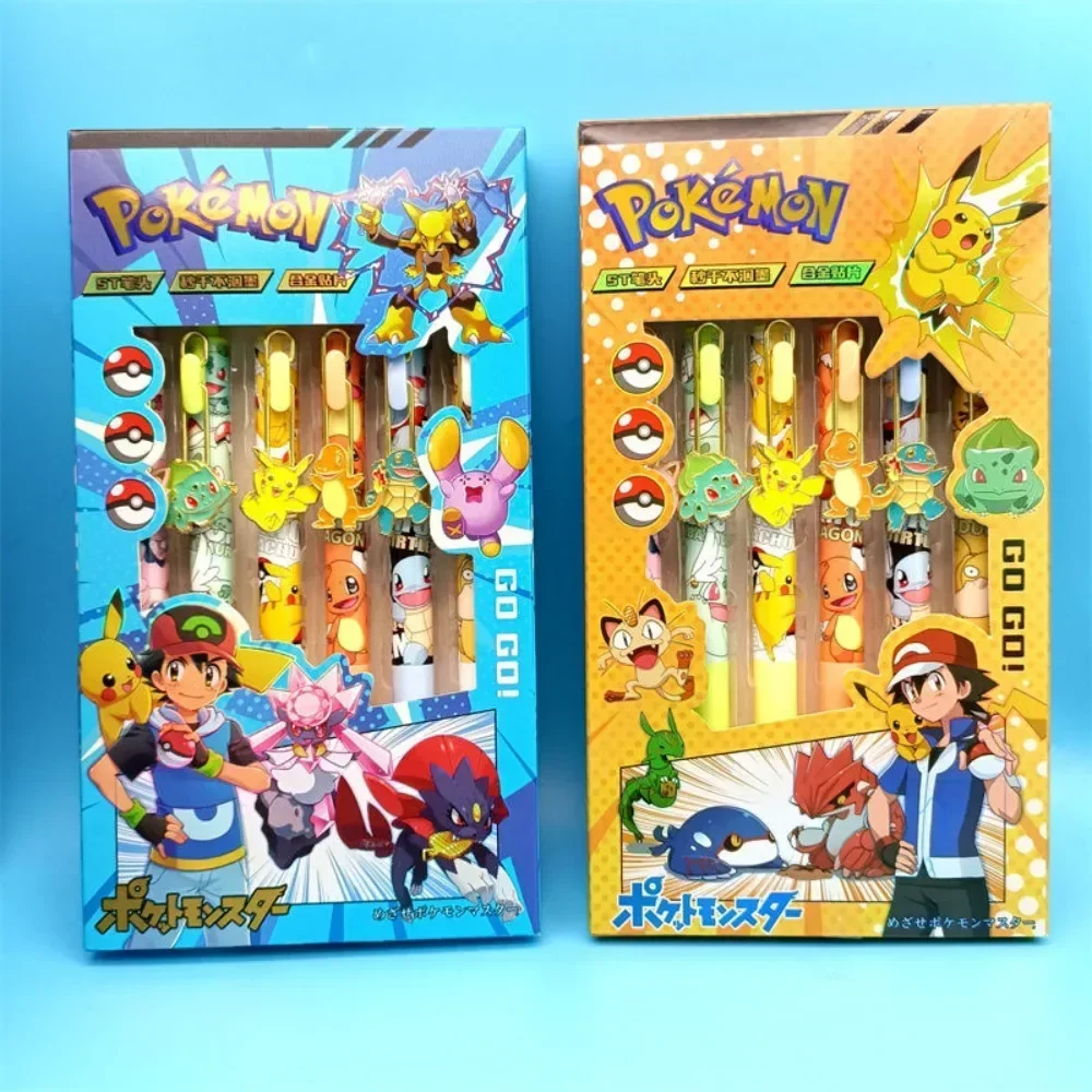 НовыйPokemon Pikachu креативный мультяшный клей под давлением черная быстросохнущая