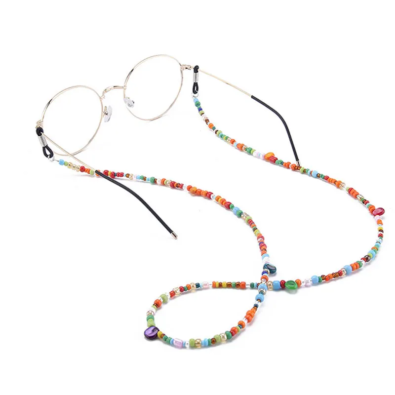 

Glasses Chain Bead Chain Fashion Womens Glass Beaded Eyeglass Chains Sunglasses Reading Glasses Chain Multicolor Acrylic Glass