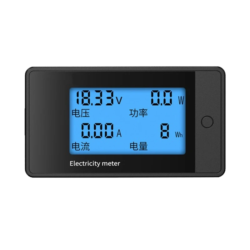 

HOT-8-100V 4-In-1 LCD DC Digital Display Power Meter Voltage And Ammeter Power Tester