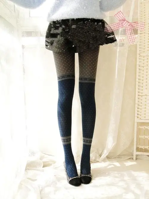 Леггинсы женские демисезонные эластичные винтажные жаккардовые колготки в