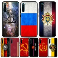 phone case for redmi 6 6a 7 7a 8 8a 9 9a 9c 9t 10 10c k40 k40s k50 pro plus silicone case cover the arms of the russian flag
