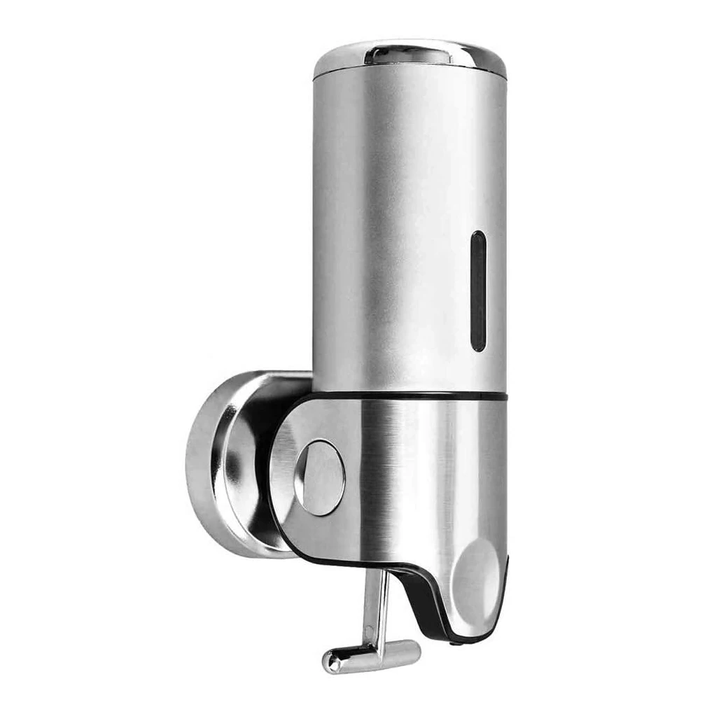 

Househeld Wall Mounted Soap Dispenser 500ml Soap Box Manual Body Wash Soap Plastic Box Bathroom Accessories For Home Hotel