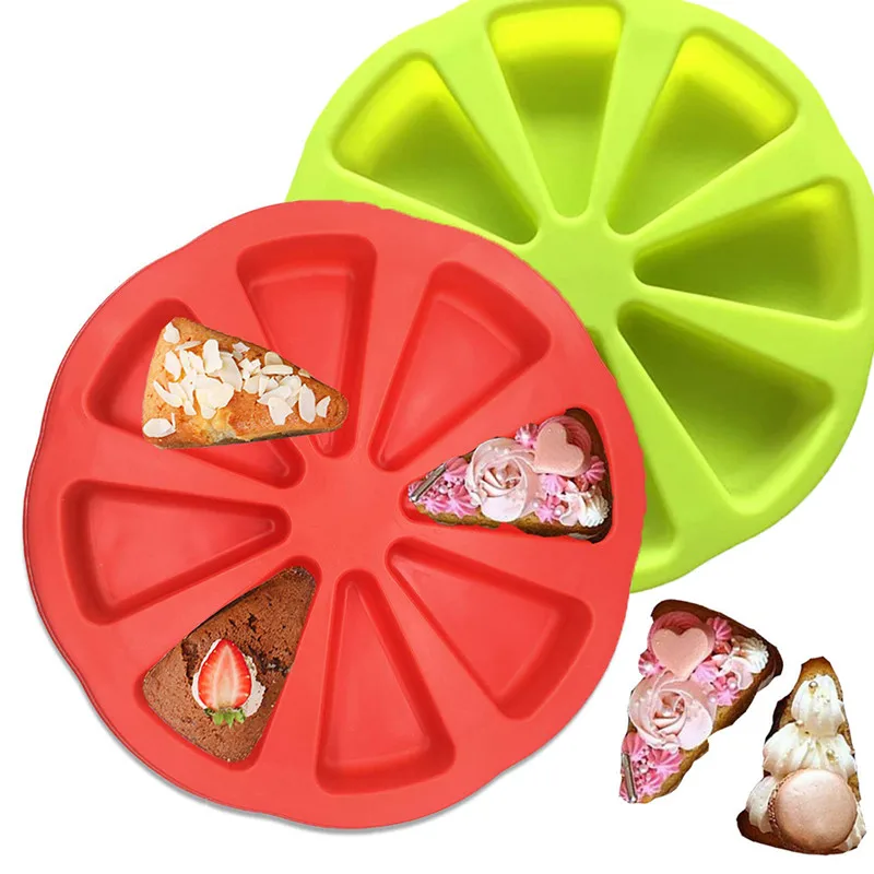 

Cake Molds Pastry Baking Tools Silicone Bakeware Baking Food Mold 8 Points Scone Microwave Oven Baking Kitchen Accessories