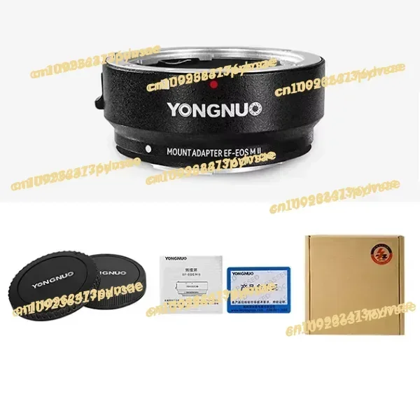 Фото Новый адаптер YONGNUO EFE.OSM II с автофокусом для объективов Canon EOS EF/EF-S на байонет M (EF-M) для камер M2, M3, M5, M6, M10, M50, M100 (модель 2025 года) №4