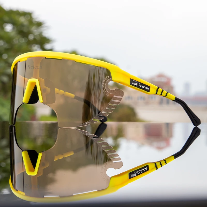 Спортивные фотохромные велосипедные очки дорожные мужские уличные