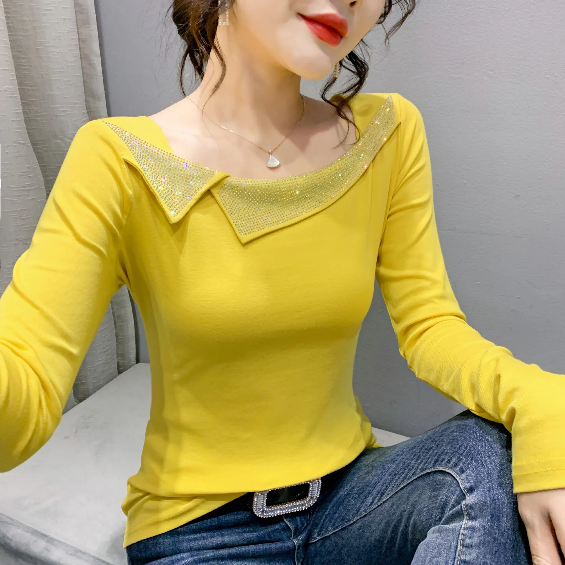 

2023 Tidal Curren Woman Clohing Long Sleeve Top T-shirt Female Spring Summer Blouse Y2k Pro Choice Clohes Sexy Tees Cue Goh