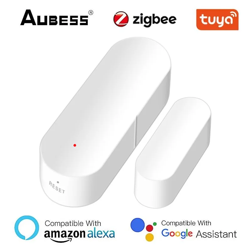 

Tuya Smart WiFi Door Sensor Door Open / Closed Detectors WiFi App Notification Alert/Sound Security Alarm With Alexa Google Home