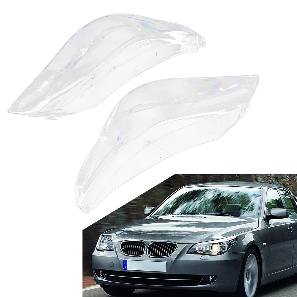 Прозрачный абажур для линз фар BWM E60 E61 525i 530i 540i 550i 2003-2010 автомобильные аксессуары