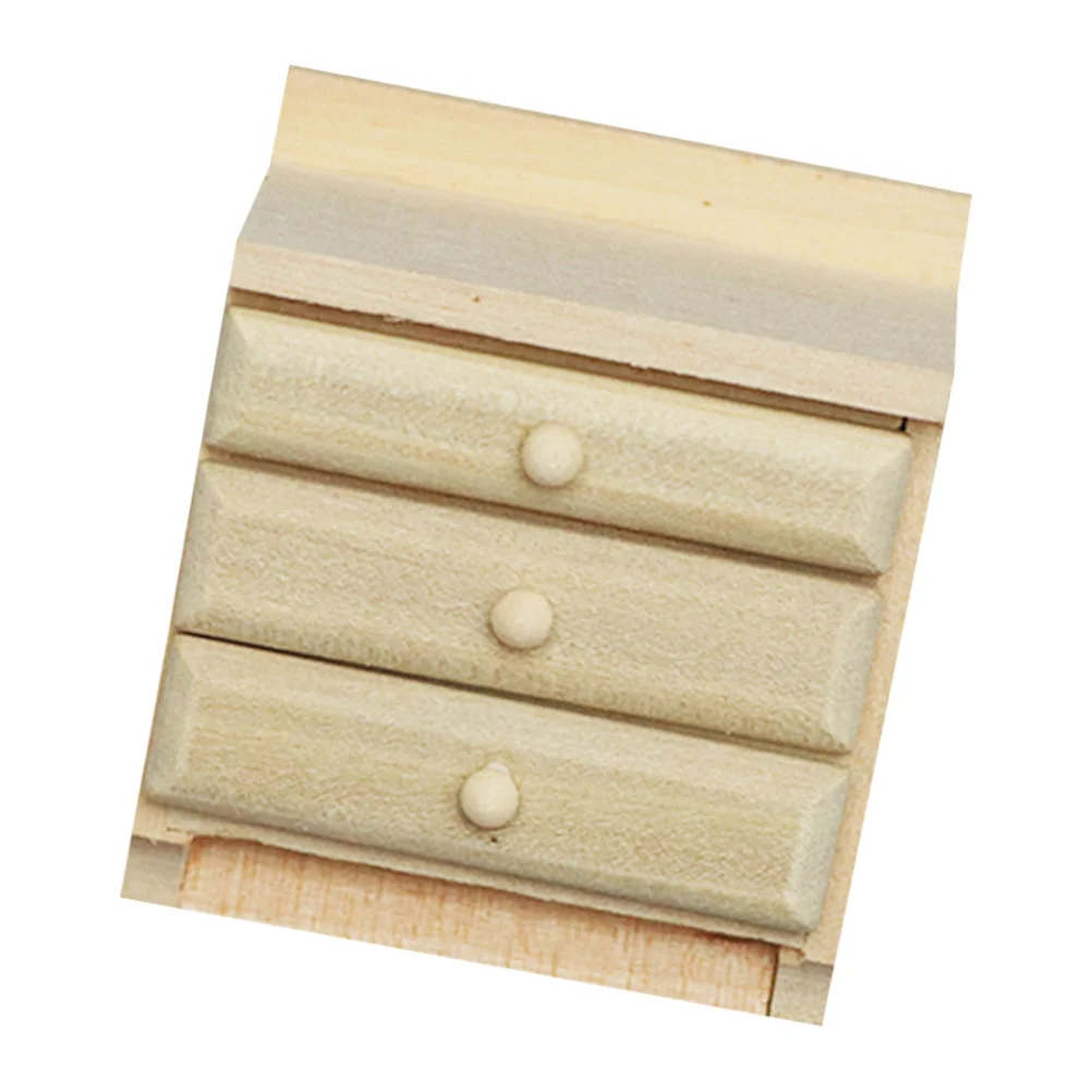 

Деревянная мини-прикроватная тумба для украшения мебели