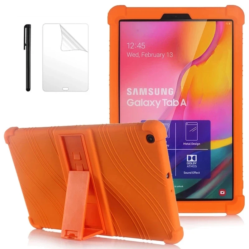 

Для Samsung Galaxy Tab A8 S8 S7 A7 lite T220 T500 T510 S6 Lite P610 Tab A T290 S5E T720 детский чехол Мягкий Силиконовый противоударный чехол