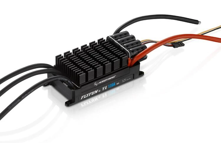 Фото Контроллер скорости VoidFly Hobbywing FlyFun 130A/160A HV OPTO V5 6-14S Lipo Brushless ESC без BEC с DEO для радиоуправляемых самолетов и квадрокоптеров №2
