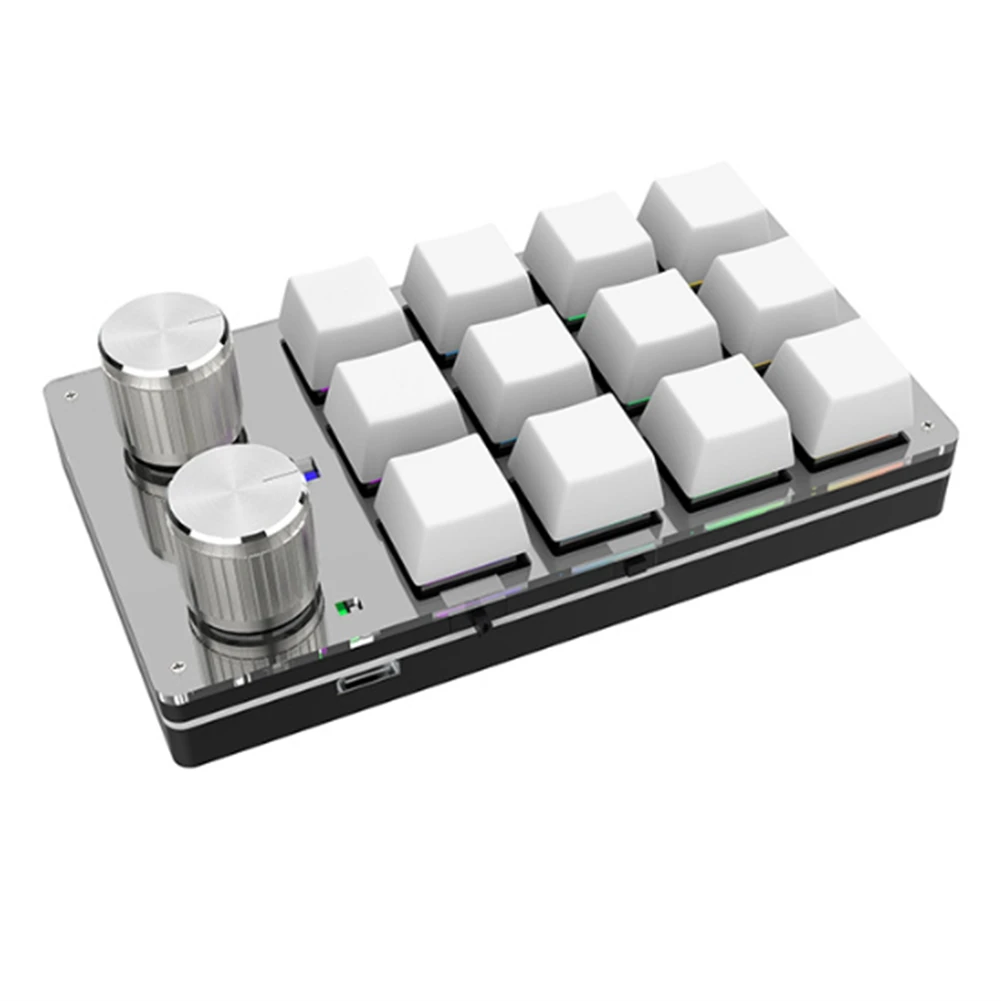 

Мини-клавиатура с поддержкой Bluetooth, USB, 12 кнопок