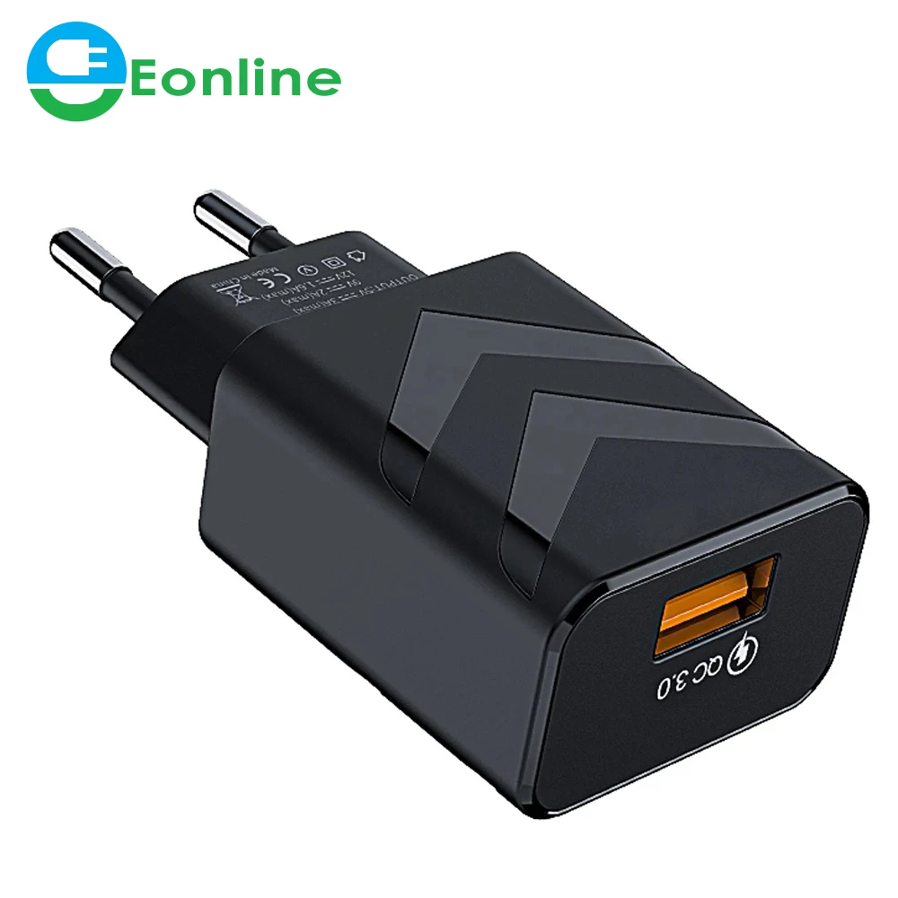 

EONLINE Universal USB Fast Charger Quick Charge 3.0 Wall Mobile Phone Tablet Chargers for iPhone Samsung Huawei Charging Charger