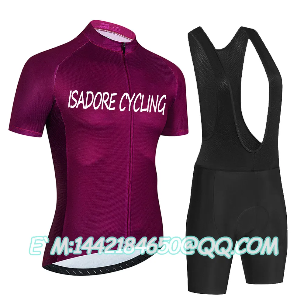

ISADORE Cycling Road Bike Men's Clothes Cycling Jersey For Bicycle Bicycles Bikes Man Cycling Maillot Triathlon Cycle Bib Pants