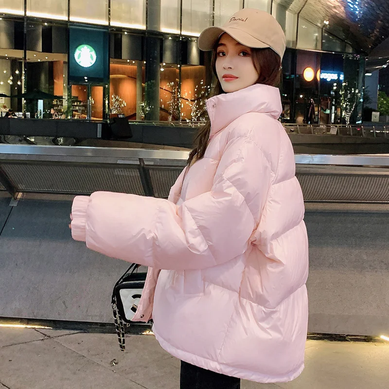 2022 зимняя Акция Бесплатная доставка утепленные розовые короткие хлопковые