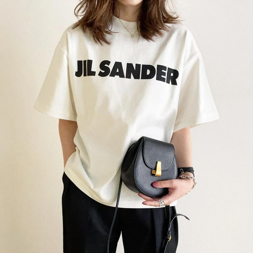 

Letter Casual Women's T-Shirt Print Fashion Simple Girl Students Tees Young High Street All -match Sports OL Dating Loose Tops
