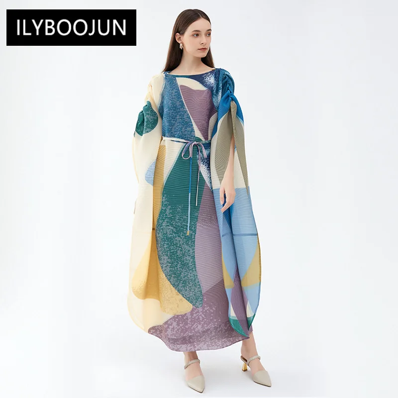 

2022 высококачественное роскошное свободное платье с геометрическим рисунком и вышивкой в складку для женской одежды в африканском стиле