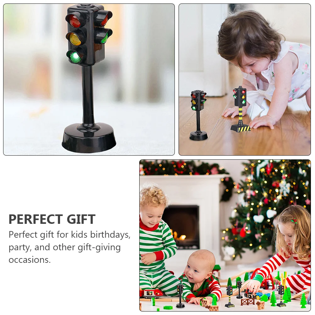 3 шт. светофор маленький сигнал игрушечный автомобиль детские игрушки модель