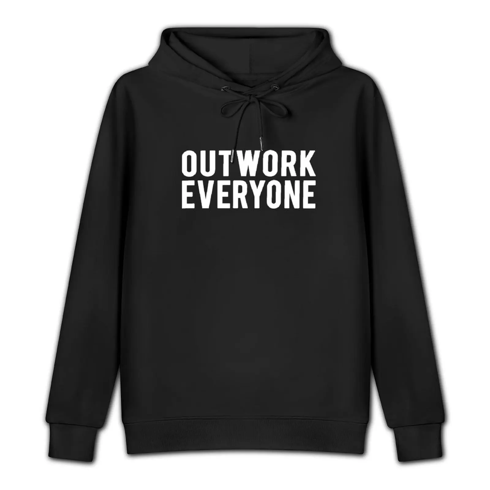 Outwork Everyone - Белый текст Пуловер Limitless Mindset с капюшоном осенняя одежда для мужчин в