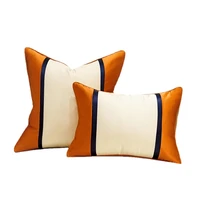 nordic high end luxury solid color simple 45x45cm velvet fabric sofa living room bedside pillow cushion