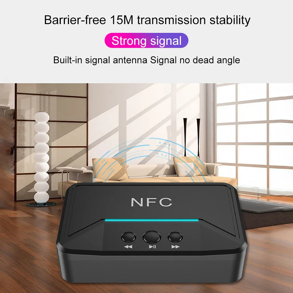 

Беспроводная внешняя связь адаптер 3,5 мм AUX RCA разъем стерео аудио беспроводной адаптер Bluetooth-совместим 5,0 Plug and Play