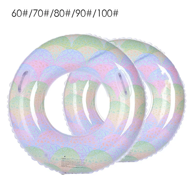 

Water Sport Swimming Rings with Handle Adult Inflatable Swimming Rings Enlarged Male and Female Underarm Swimming Rings