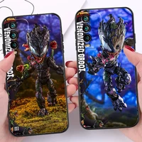 marvel groot cartoon phone cases for xiaomi redmi 10 note 10 10 pro 10s redmi note 10 5g coque carcasa back cover soft tpu